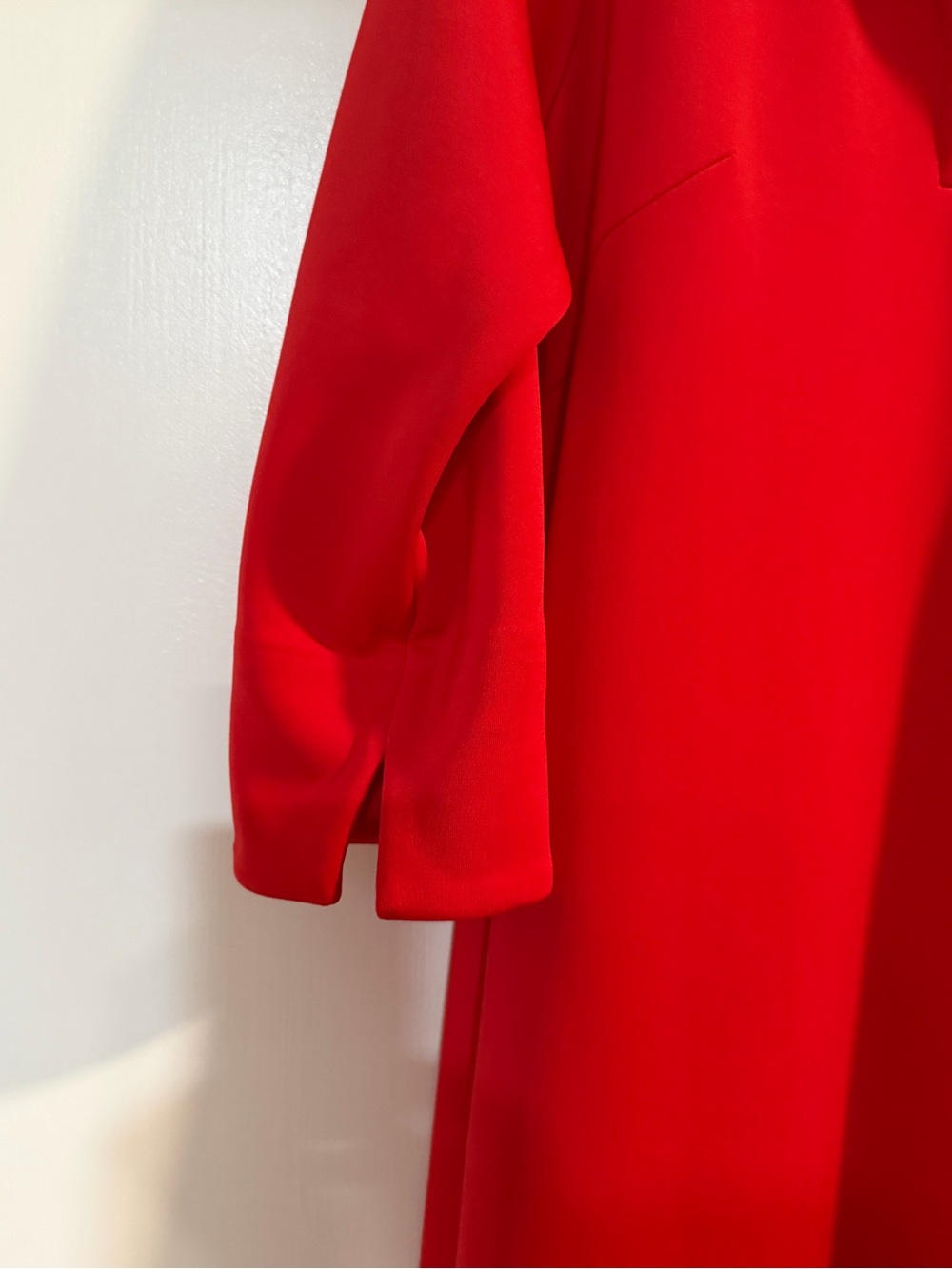 Gretchen Scott Designs Red/Pink Ruffle V-Neck Midi Dress XL NWT - Picture 9 of 14